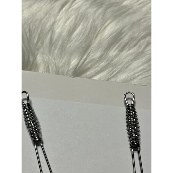 Lot of 12 Corn Cob Holders Skewers Stainless Steel Spiral Handle Forks Vintage - Picture 11 of 11